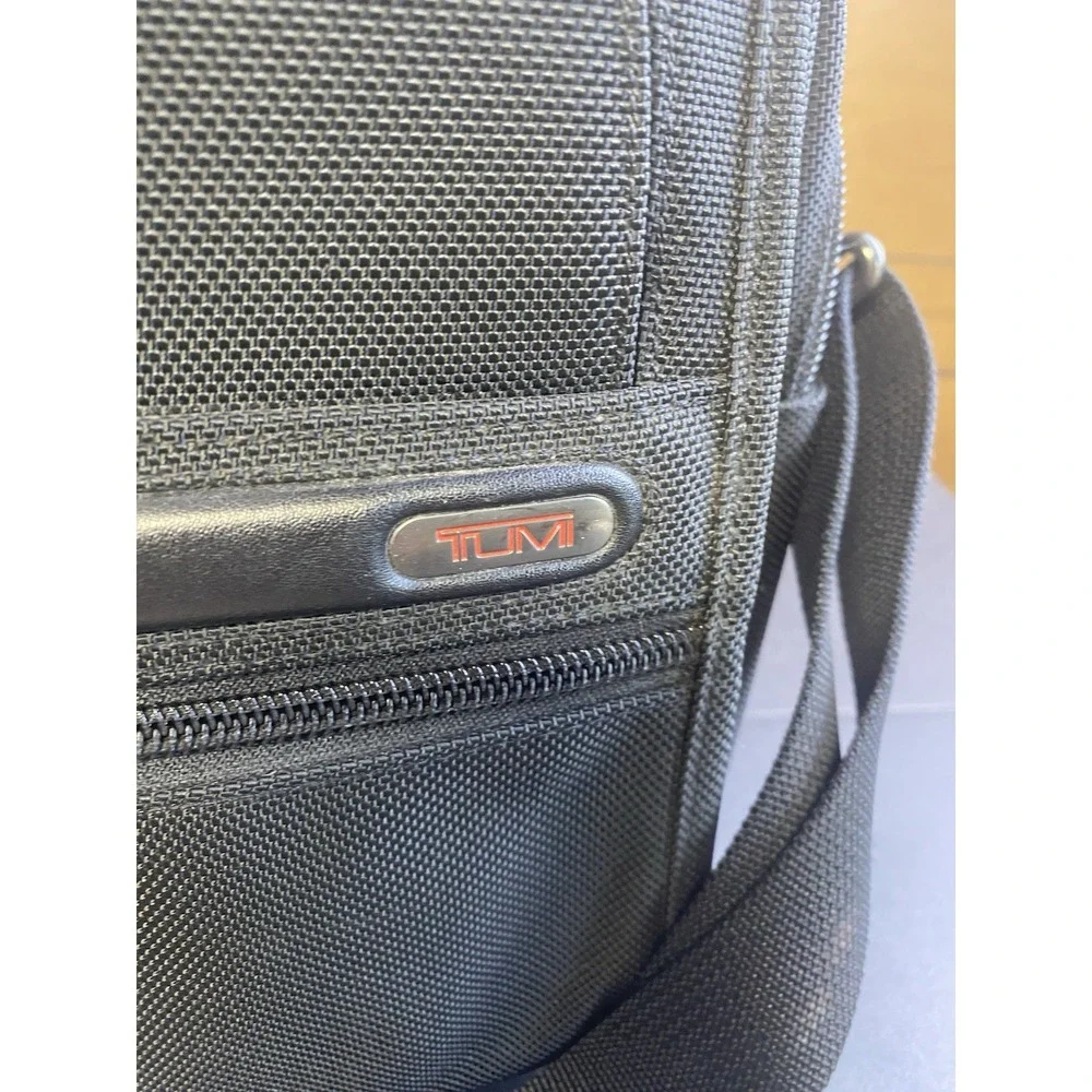 Tumi Ballistic Nylon Briefcase/Carry on with Split Travel Toiletry Kit-22154D4